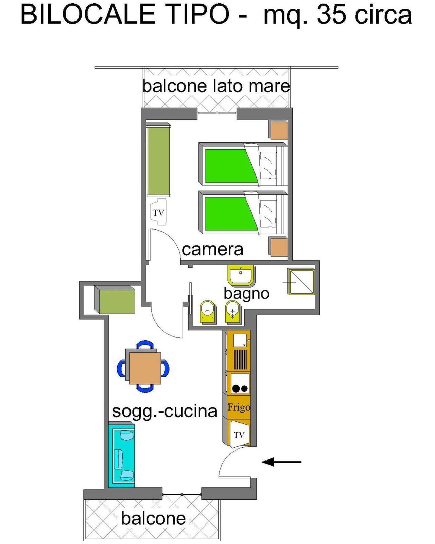 Residence Stella Marina Cupra Marittima Exteriör bild